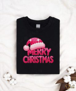 Santa Hat Pink Merry Christmas 2023 Shirt, hoodie, sweater, long sleeve and tank top Santa Hat Pink Merry Christmas 2023 Shirt