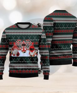 Santa Hockey Ugly Christmas Sweater Funny Gift For Men And Women Family Holidays