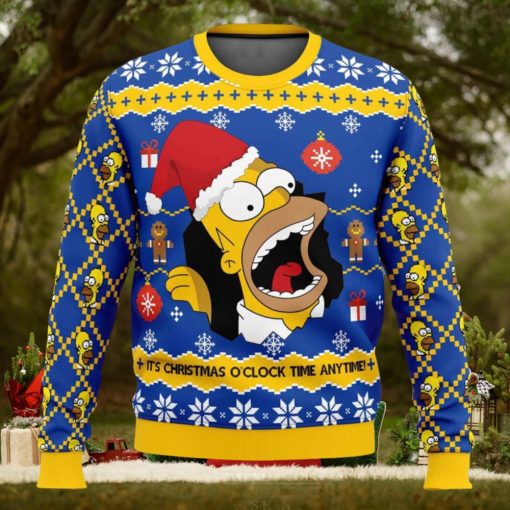 Santa Homer The Simpsons Ugly Christmas Sweater