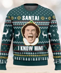 Santa I Know Him Elf Ugly Christmas Sweater