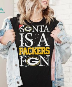 Santa Is A Green Bay Packers Fan Christmas T Shirt