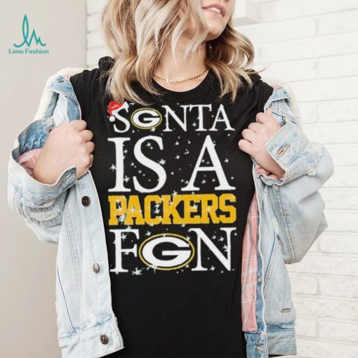 Santa Is A Green Bay Packers Fan Christmas T Shirt