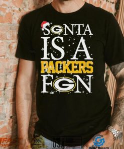 Santa Is A Green Bay Packers Fan Christmas T Shirt