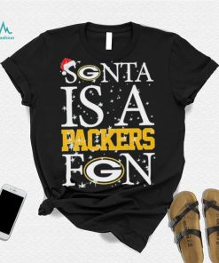 Santa Is A Green Bay Packers Fan Christmas T Shirt