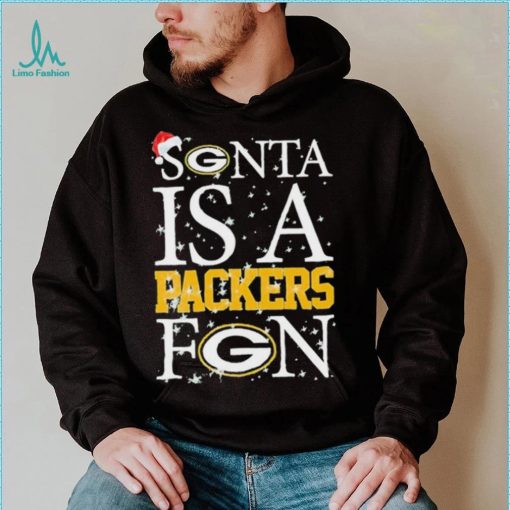 Santa Is A Green Bay Packers Fan Christmas T Shirt