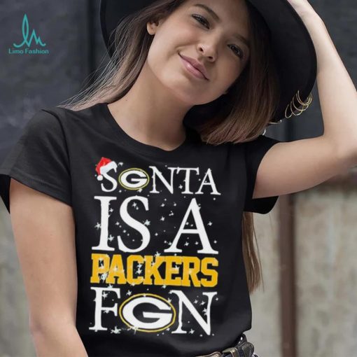 Santa Is A Green Bay Packers Fan Christmas T Shirt