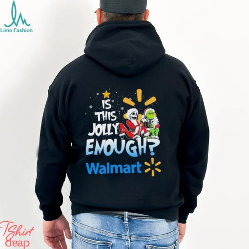 Santa Jack Skellington and Grinch is this jolly enough Walmart Christmas shirt