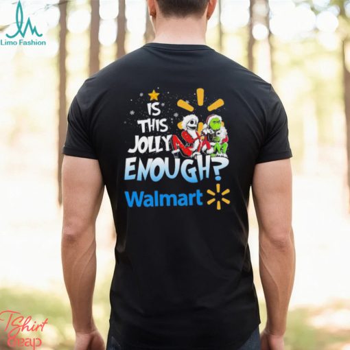 Santa Jack Skellington and Grinch is this jolly enough Walmart Christmas shirt