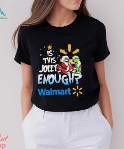 Santa Jack Skellington and Grinch is this jolly enough Walmart Christmas shirt