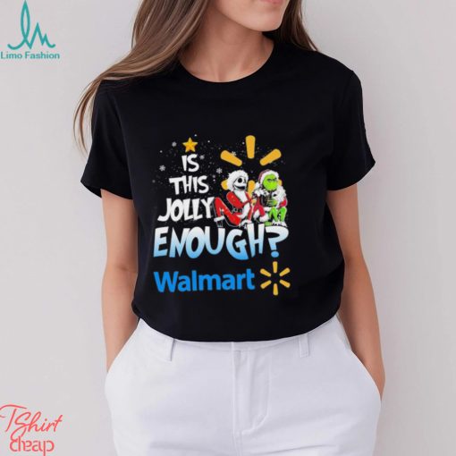 Santa Jack Skellington and Grinch is this jolly enough Walmart Christmas shirt