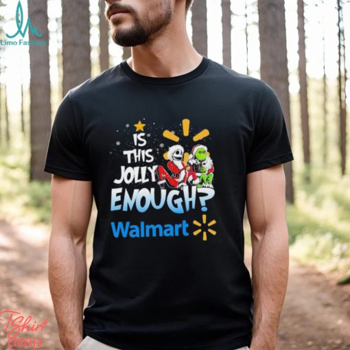 Santa Jack Skellington and Grinch is this jolly enough Walmart Christmas shirt