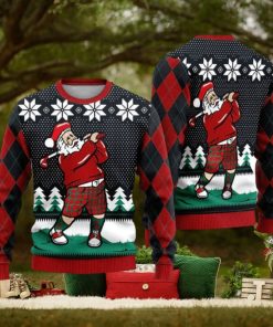 Santa Love Golf Ugly Christmas Sweater Funny Gift For Men And Women Family Holidays