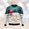 Personalized H.P H.ogwarts Castle Knitted Christmas 3D Sweater For Men And Women