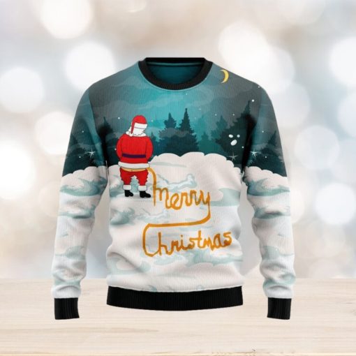 Santa Merry Ugly Christmas Sweater