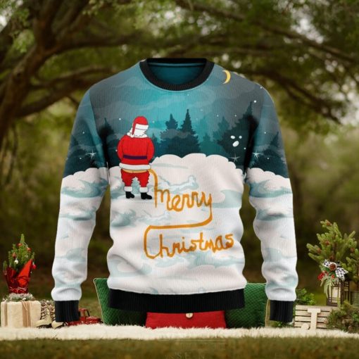 Santa Merry Ugly Christmas Sweater