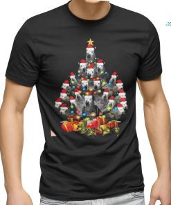Santa Parrot Light Up Xmas Shirt