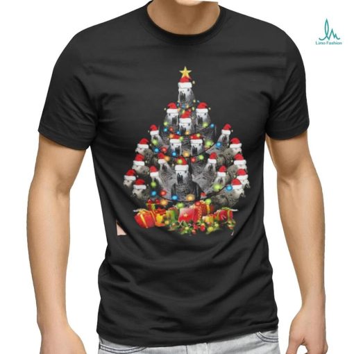 Santa Parrot Light Up Xmas Shirt