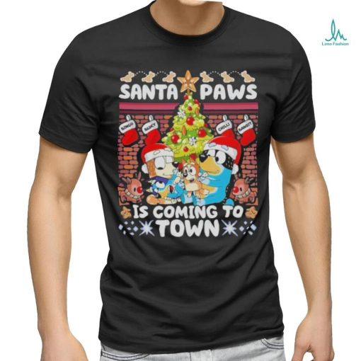 Santa Paws Bluey T Shirt