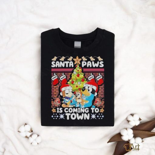 Santa Paws Bluey T Shirt