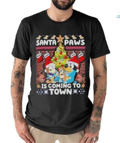 Santa Paws Bluey T Shirt