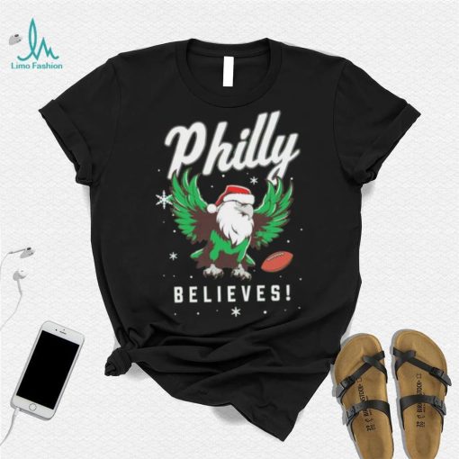 Santa Philly Football Believes shirt