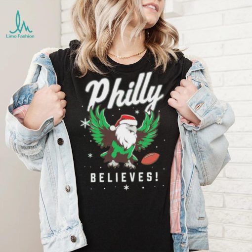 Santa Philly Football Believes shirt