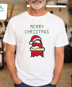 Santa Red Among Us Merry Christmas shirt