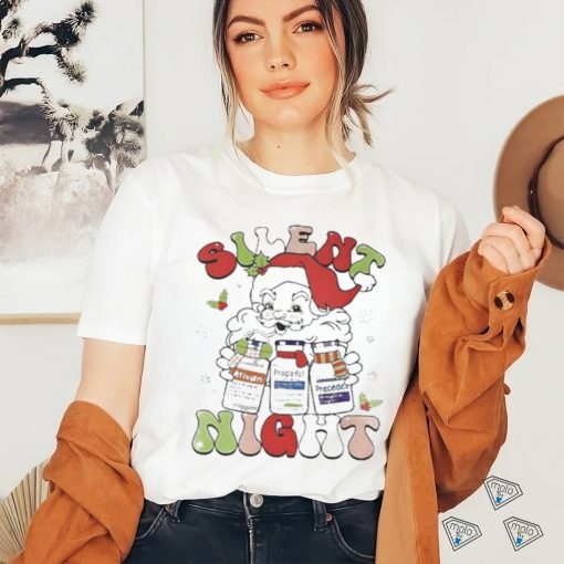 Santa Silent Night Christmas Shirt