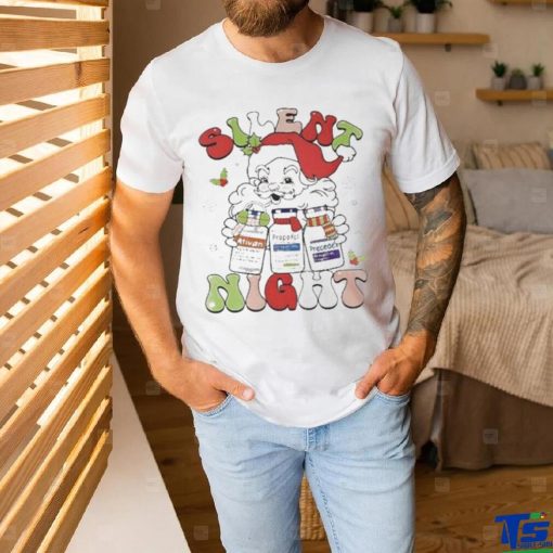 Santa Silent Night Christmas Shirt