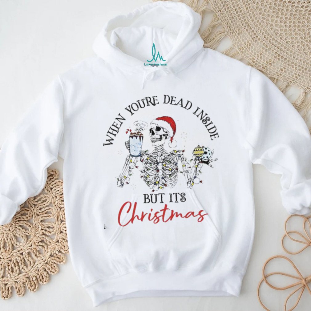 Santa Skeleton Xmas Hot Cocoa Shirt Santa Skeleton Xmas Hot Cocoa Shirt