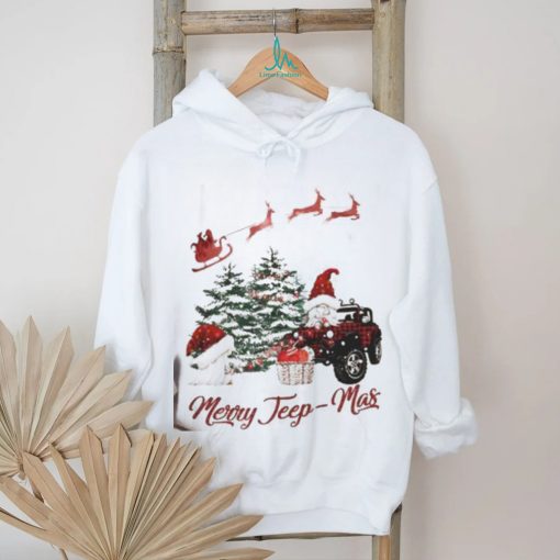 Santa Sleigh Jeepmas Ugly Christmas Shirt