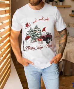 Santa Sleigh Jeepmas Ugly Christmas Shirt