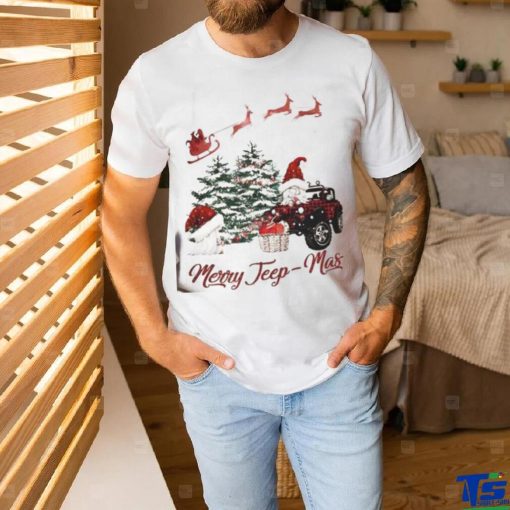 Santa Sleigh Jeepmas Ugly Christmas Shirt