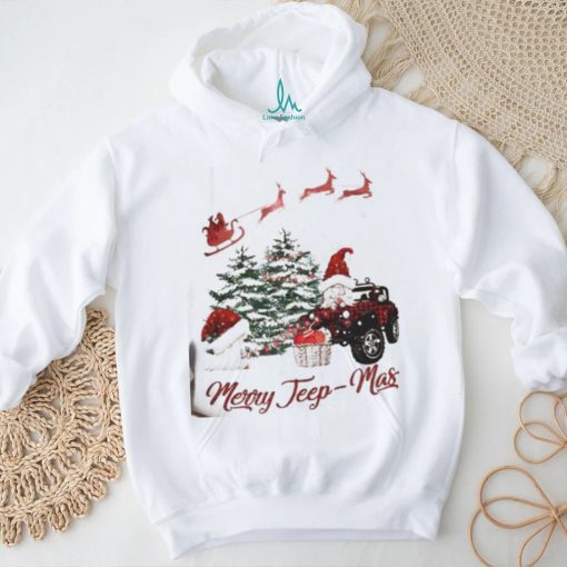 Santa Sleigh Jeepmas Ugly Christmas Shirt