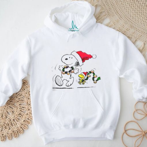 Santa Snoopy Christmas cartoon shirt