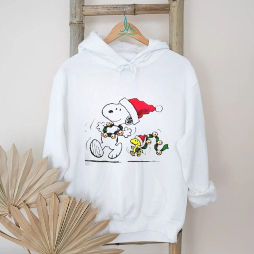 Santa Snoopy Christmas cartoon shirt