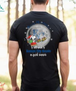 Santa Snoopy merry christmas to all and to Kansas City Royals a good season shirt
