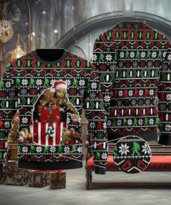 Santa Squatch Bigfoot Christmas Sweater – Festive Gift Box Design – Perfect Holiday Gift