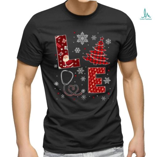 Santa & Stethoscope Christmas Shirt