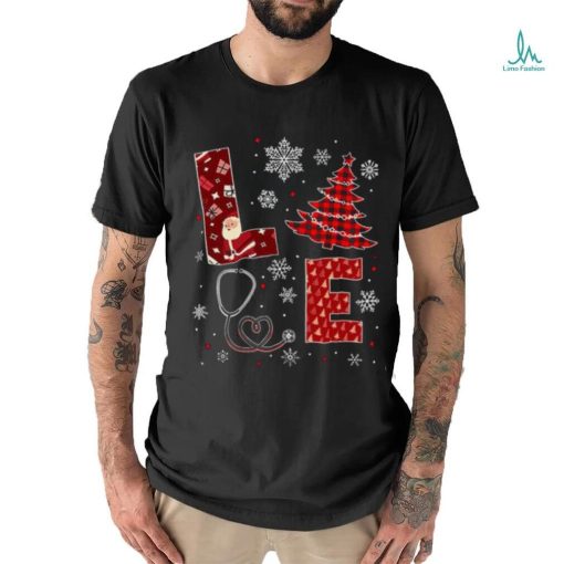 Santa & Stethoscope Christmas Shirt