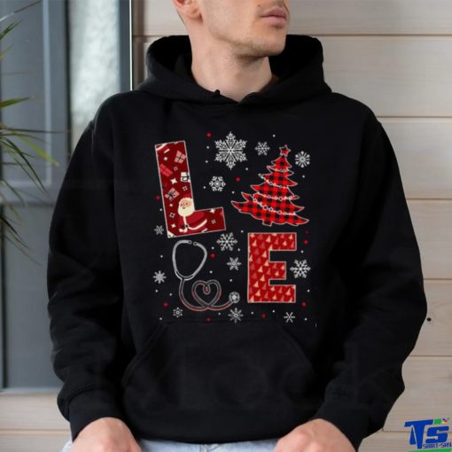 Santa & Stethoscope Christmas Shirt