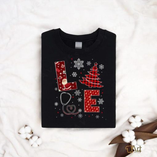 Santa & Stethoscope Christmas Shirt