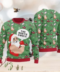 Santa The North Swole Ugly Christmas Sweater