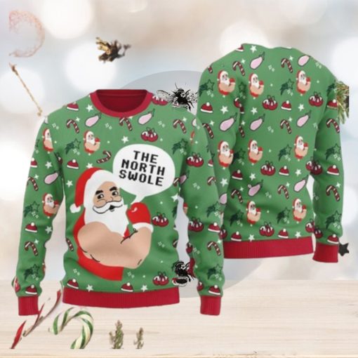 Santa The North Swole Ugly Christmas Sweater