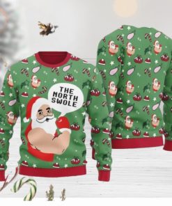 Santa The North Swole Ugly Christmas Sweater