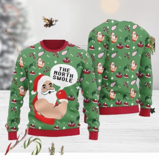 Santa The North Swole Ugly Christmas Sweater