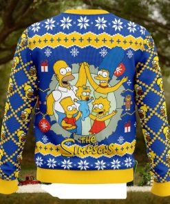 Santa The Simpsons Ugly Christmas Sweater