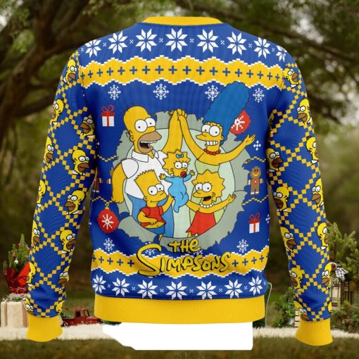 Santa The Simpsons Ugly Christmas Sweater