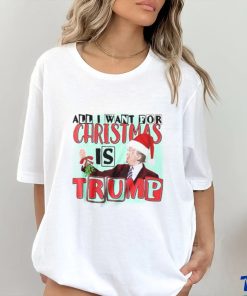 Santa Trump Meme Christmas Wishlist Shirt