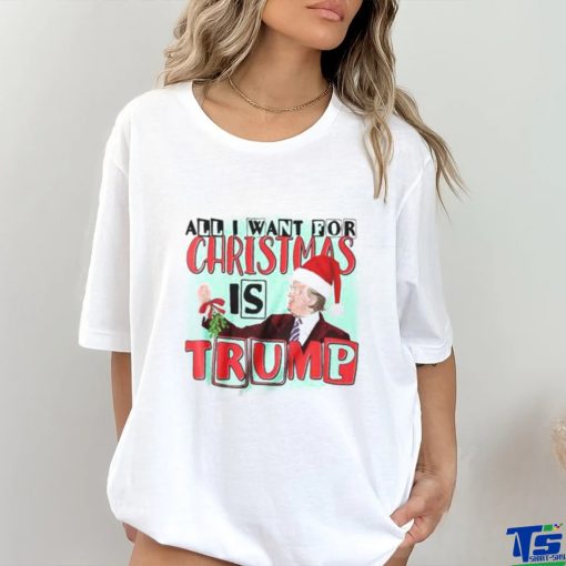 Santa Trump Meme Christmas Wishlist Shirt